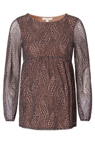 Langarmshirt - Brown