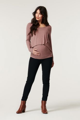 esprit Langarmshirt - Brown