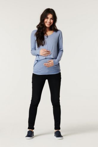 esprit Langarmshirt - Grey Blue