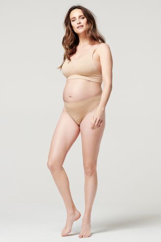 Pack of 2 Seamless Maternity Briefs, Eco-Friendly, Mysoft by ENVIE DE  FRAISE - terracotta, Maternity