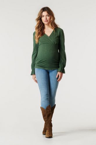 Noppies Voedingsshirt Kuna - Duck Green