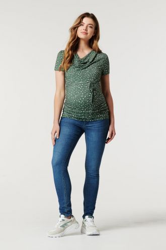 Noppies Nursing t-shirt Kearny - Duck Green