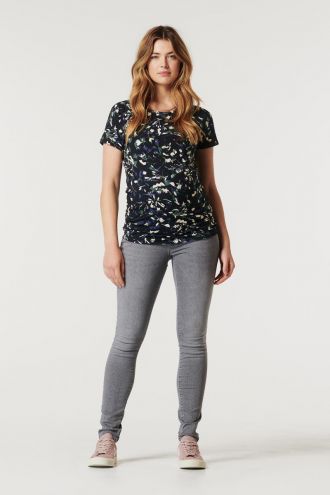 Noppies Nursing t-shirt Kelso - Blue Graphite