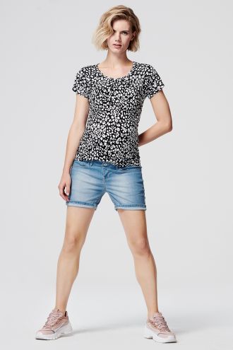 Supermom T-shirt Leopard - Black