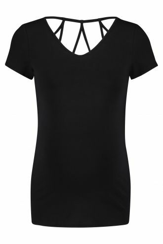Supermom T-shirt Fancy Back - Black
