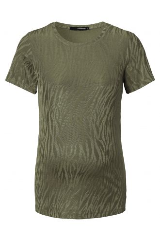 Supermom T-shirt Zebra - Ivy Green