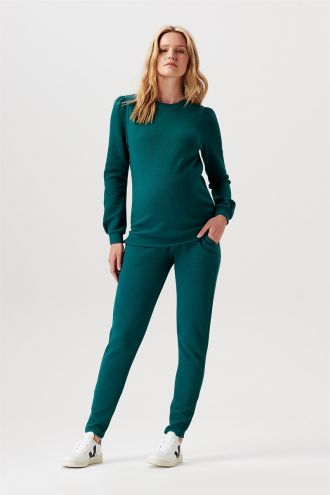 Noppies Nursing Jumper Onset - Deep Teal