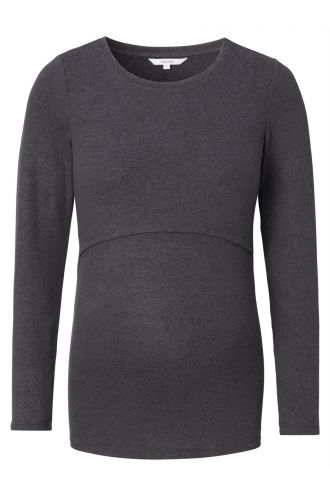 T-shirt d'allaitement Plano - Grey Melange