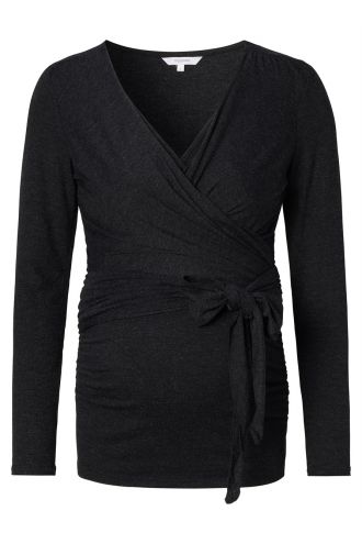 Langarmshirt Pisto - Grey Melange