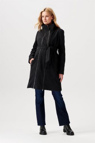 Noppies Winter coat Oxford - Grey Melange