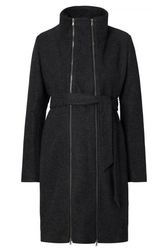Winter coat Oxford 2-way - Grey Melange