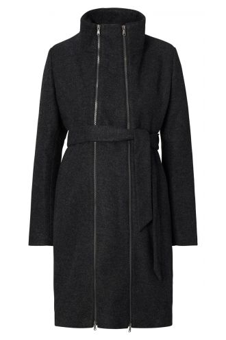 Umstandsjacke Winter Oxford 2-way - Grey Melange