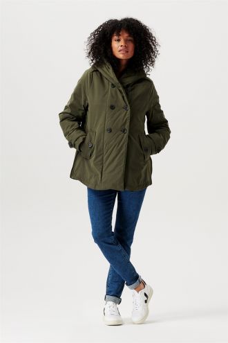 Long olive on sale green winter coat