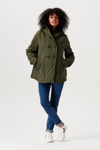 Noppies Winterjas Abby 2-way - Olive