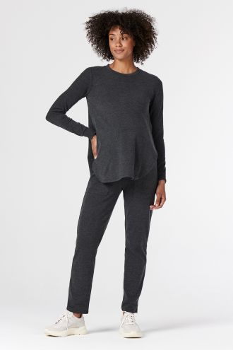 esprit Langarmshirt - Anthracite Melange