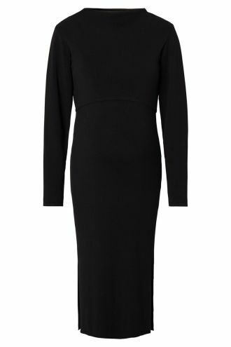 Jurk met voedingsfunctie Sesser - Black