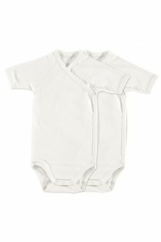  Barboteuse 2-Pack Short Sleeve - White