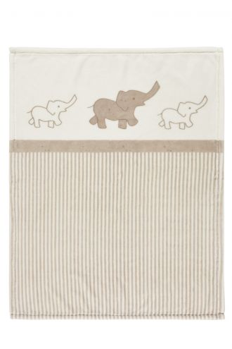  Cot blanket 75x100 cm - White