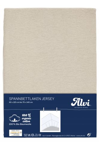  Cot fitted sheet Organic - Moonlight