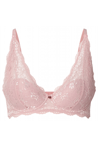 Soutien-gorge d'allaitement rembourré Wired Bra Lace - Pale Mauve