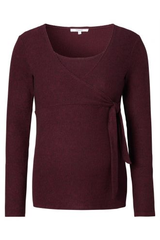 T-shirt d'allaitement Seymour - Tawny Port