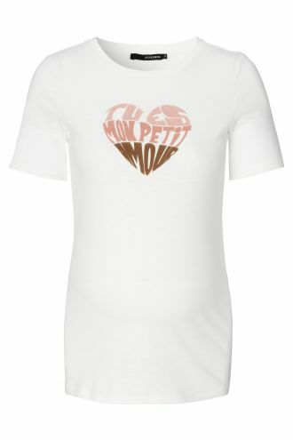 Supermom T-shirt Heart - Marshmallow