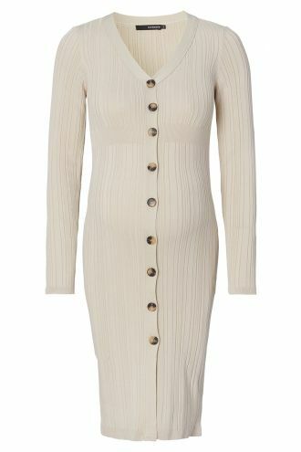 Strickjacke Ribknit - Oatmeal