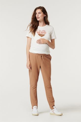 Supermom Casual trousers Melange - Tigers Eye