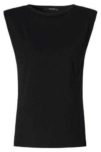 Supermom T-shirt Shoulderpad - Black