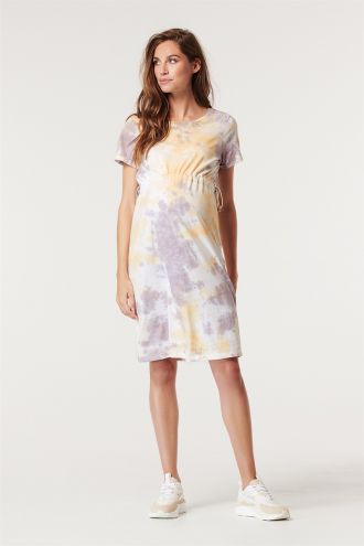 Supermom Jurk Tie Dye - New Wheat