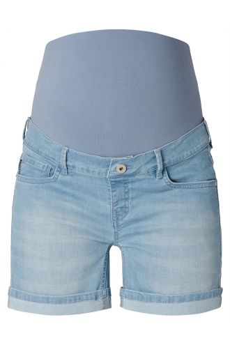Supermom Umstandsshorts Jeans Light Blue - Light Blue Denim