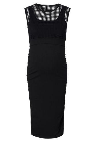 Supermom Kleid Crochet - Black