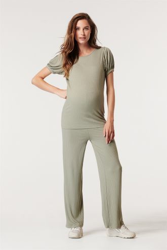 Supermom Pantalon casual Jersey Straight - Vetiver