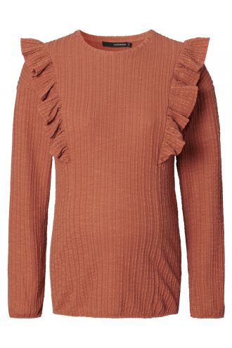 Longsleeve Abby - Mocha Bisque