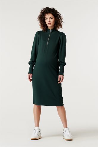 Supermom Nursing dress Burley - Darkest Spruce