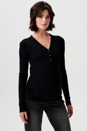 Supermom Nursing shirt Camden - Black