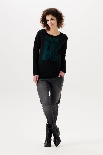 Supermom Longsleeve Delphi - Black