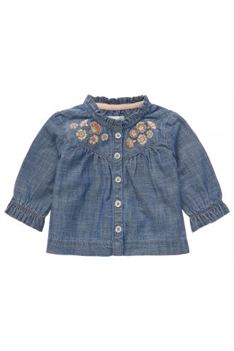 Noppies Blouse Lexington - Medium Blue Denim