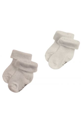 Noppies Socken (2 Paar) Kai - Taupe Melange