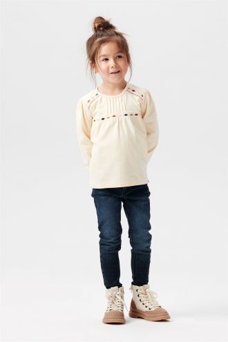 Noppies Langarmshirt Kenner - Butter Cream