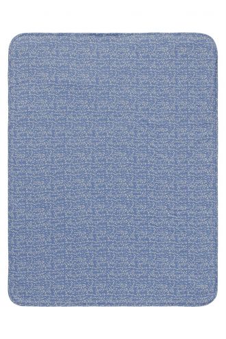  Crib sheet Teddy Fancy Dot crib blanket - Colony Blue
