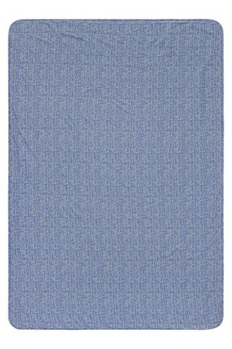 Noppies Laken für das Bettchen Teddy Fancy Dot cot blanket - Colony Blue