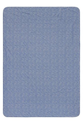 Noppies Ledikant laken Teddy Fancy Dot cot blanket - Colony Blue