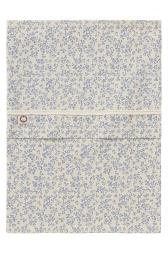Noppies Laken für die Wiege Botanical crib sheet - Colony Blue