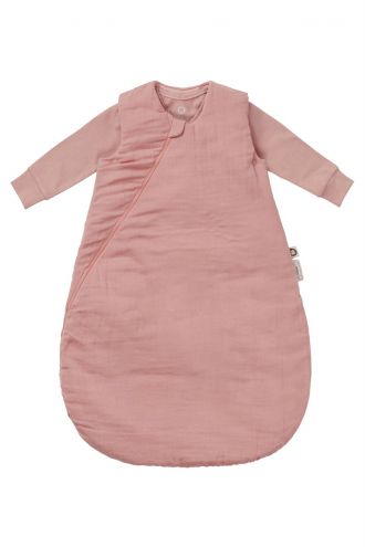Baby 4-Jahreszeiten Schlafsack Uni - Misty Rose
