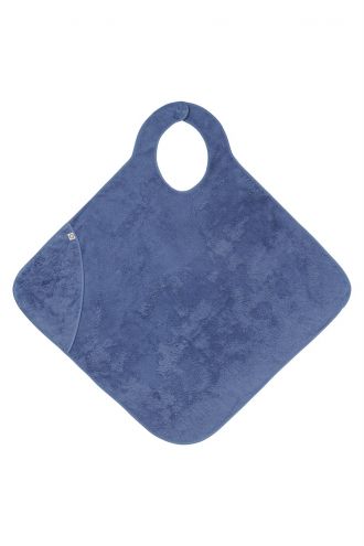 Noppies Badcape Wearable hooded towel 110cm - Colony Blue