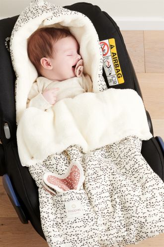 Noppies Car seat footmuff Fancy Dot TOG 4.5 - Jet Stream