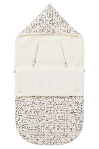 Autositz Fußsack Fancy Dot foodmuff - Jet Stream