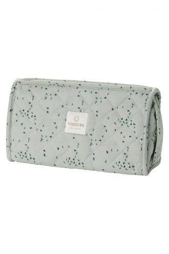 Noppies Diaper pouch Botanical 9x16x26 cm - Puritan Gray