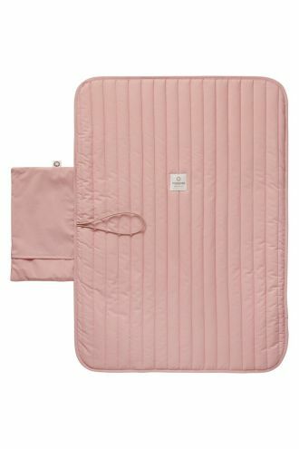 Matelas à Langer de Voyage Poplin portable 50x70 cm - Misty Rose